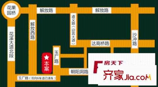 山語(yǔ)馨苑交通圖