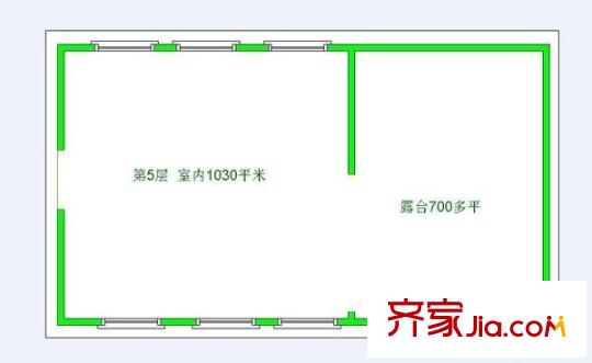 神舟科技大廈 1室 戶型圖