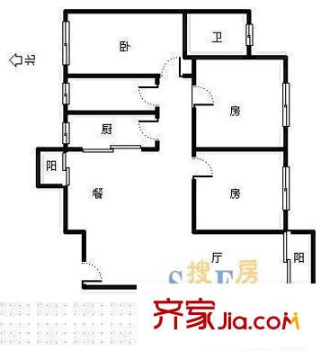 食語花園戶型圖01 