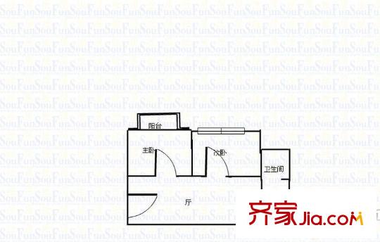 榕貴大廈戶型圖71654_20110530100508_ly0ns 2室1廳1衛(wèi)1廚