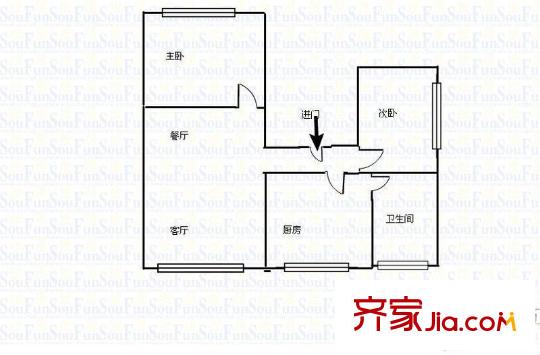 榕貴大廈戶型圖71654_20110530110553_kmdax 2室2廳1衛(wèi)1廚