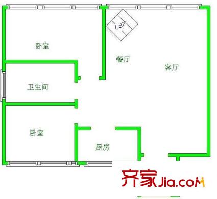 十號(hào)樓戶型圖01 