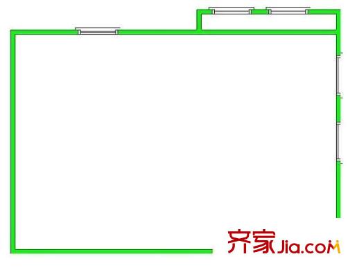 世貿(mào)廣場(chǎng)住宅小區(qū) 1室 戶型圖