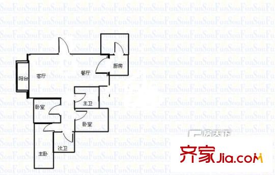 世紀(jì)商務(wù)城戶型圖04 