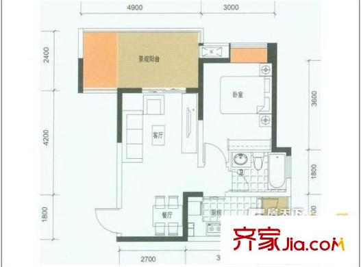 沙河社區(qū) 戶型圖 4