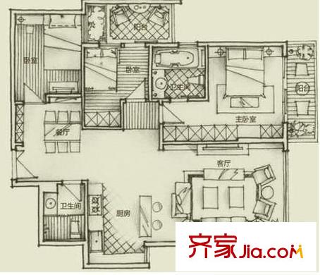 利宇廣場 0室 戶型圖