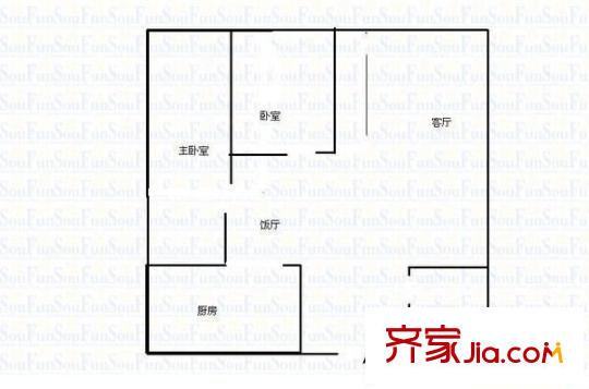 利宇廣場 2室 戶型圖