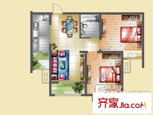 浦江名典 戶型圖