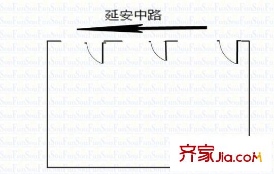 世貿(mào)廣場住宅小區(qū) 1室 戶型圖