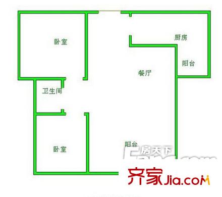 林泉電機(jī)廠宿舍 戶型圖 4