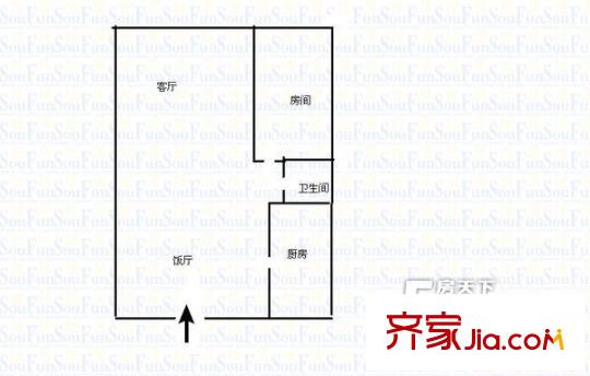 實驗三中經(jīng)適房 戶型圖 2