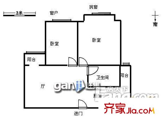 食語(yǔ)花園戶型圖02 