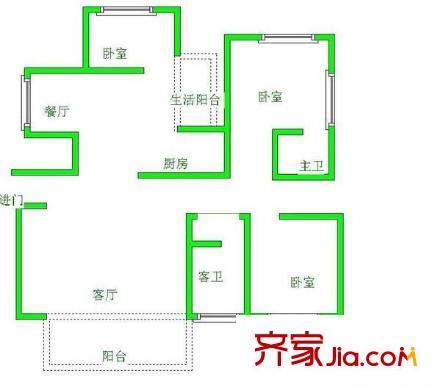 食語花園戶型圖03 