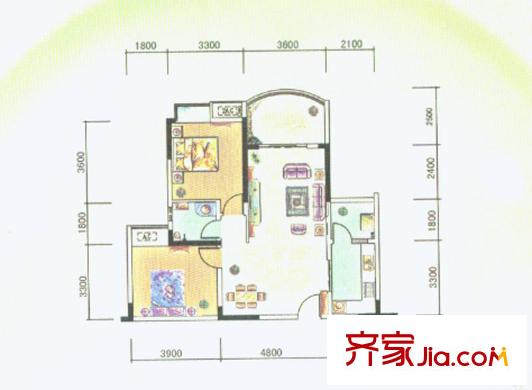 食語花園 戶型圖