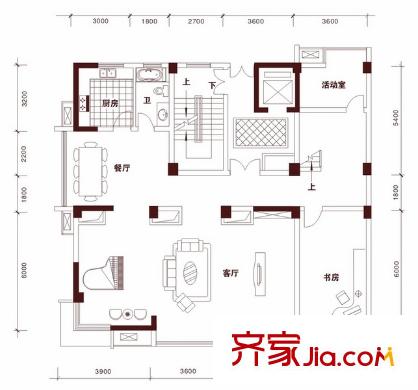 啟新商住樓 戶型圖