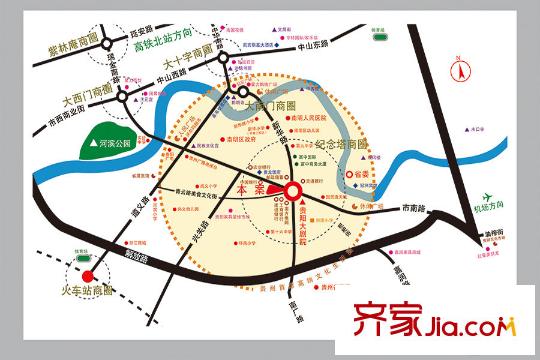 金熙府交通區(qū)位圖