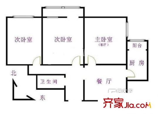 民政小區(qū) 戶型圖5