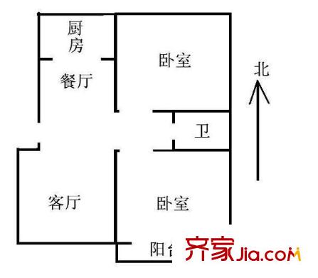 集賢巷商住樓 戶型圖 2