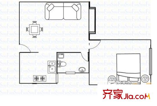 華宇大廈戶型圖04 