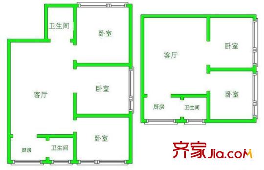 鴻基鴻通城戶型圖鴻基 鴻通城 戶型圖 5室2廳2衛(wèi)2廚