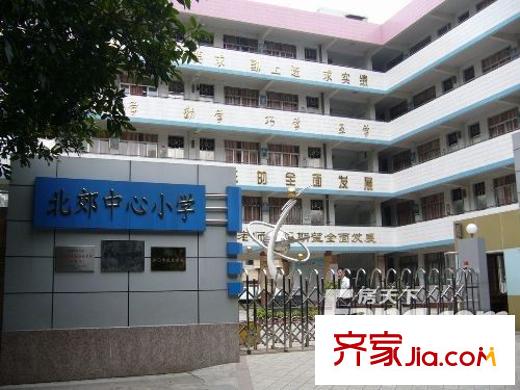 金獅小區(qū)順海組團(tuán)配套圖項(xiàng)目向北一公里內(nèi)的北郊中心小學(xué)