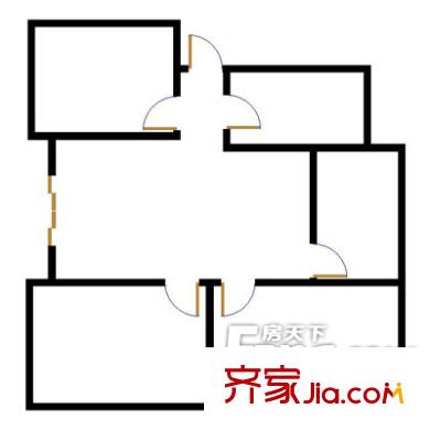 林泉電機(jī)廠宿舍 戶型圖 2