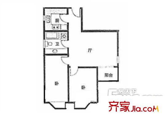 安夏大廈 戶型圖 2
