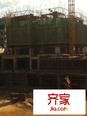華屹御景苑實(shí)景圖施工現(xiàn)場(2013-07-26)