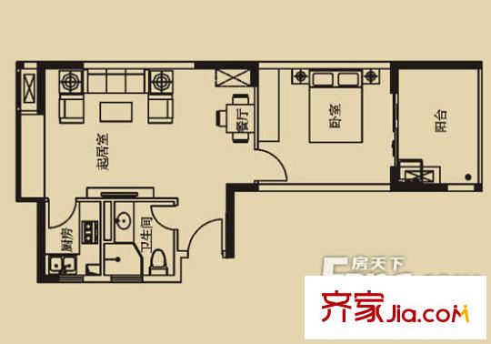 御溫泉 戶型圖 3