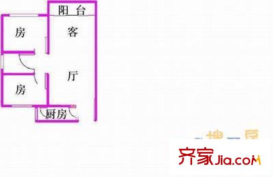 渝達(dá)大廈 戶型圖1