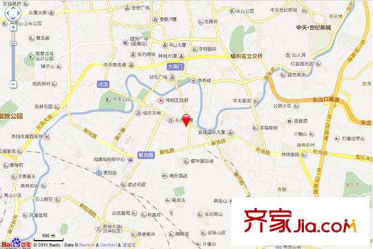 金熙府百度電子地圖