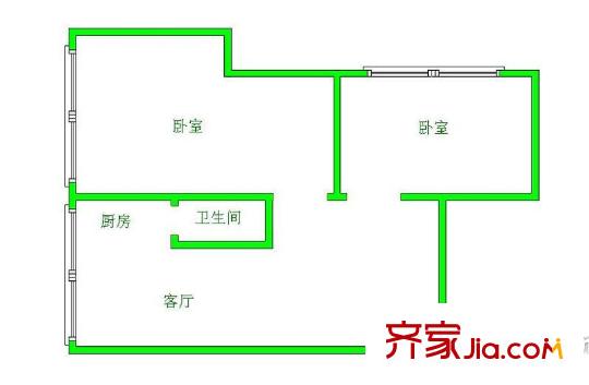 貴鐵新村 戶型圖 4