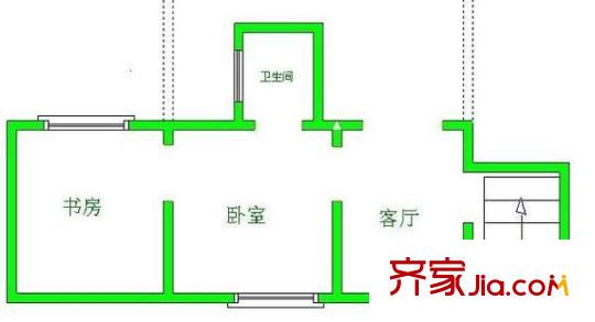 貴鐵新村 4室 戶型圖