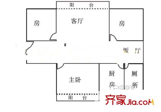 電子研究所宿舍-戶型圖1