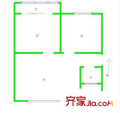 長城嘉苑戶型圖04 