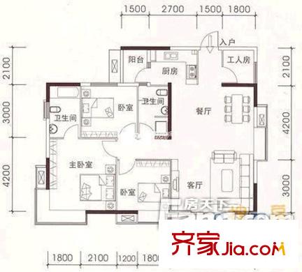 集賢巷商住樓 戶型圖 4
