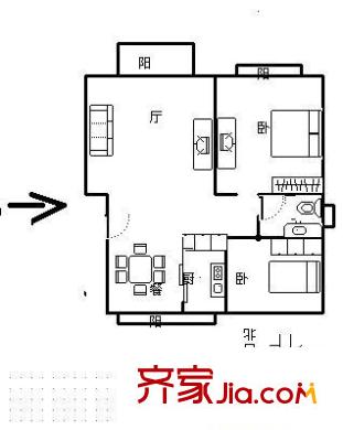 金夏小區(qū) 戶型圖