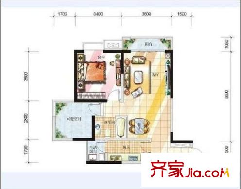 馳宇大廈 戶型圖4