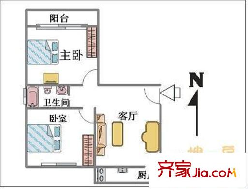 財(cái)政廳宿舍 戶型圖