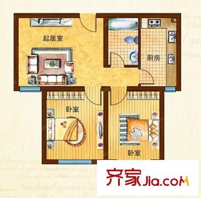 北斗星大廈 戶型圖 3