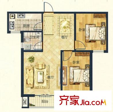 北斗星大廈 戶型圖 4