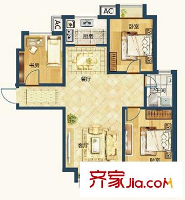 北斗星大廈 戶型圖 5
