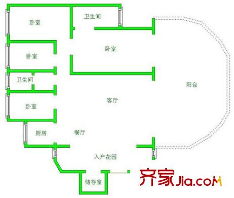 振興商住樓  戶型圖2