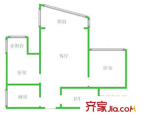 房地產(chǎn)大廈戶型圖2 