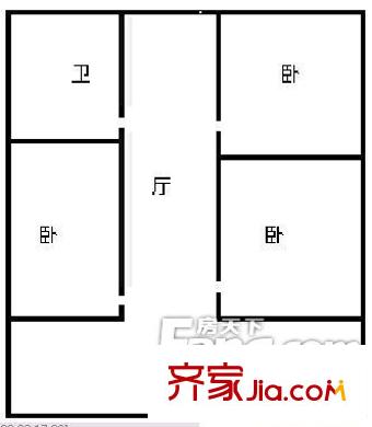 貴鐵新村 戶型圖 2