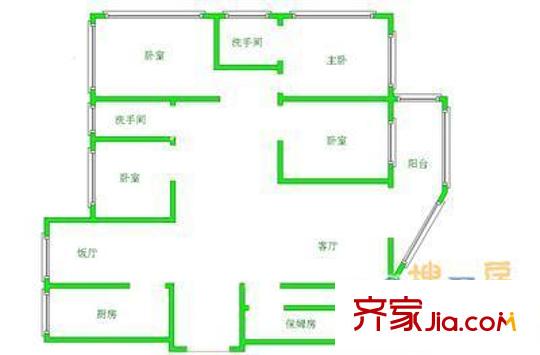 怡景華庭 戶型圖
