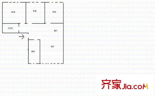 文昌星園 3室 戶型圖