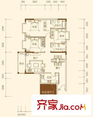 襪子廠宿舍戶型圖5