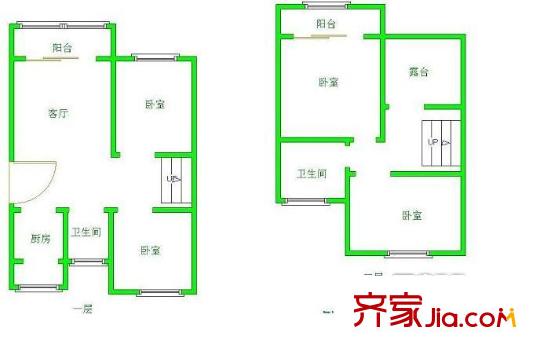 飛機(jī)壩小區(qū)戶型圖1308477235497 4室1廳2衛(wèi)1廚
