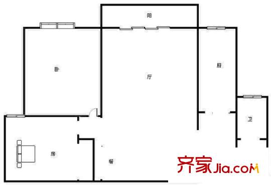 富南花園戶型圖405066507800 2室2廳1衛(wèi)1廚